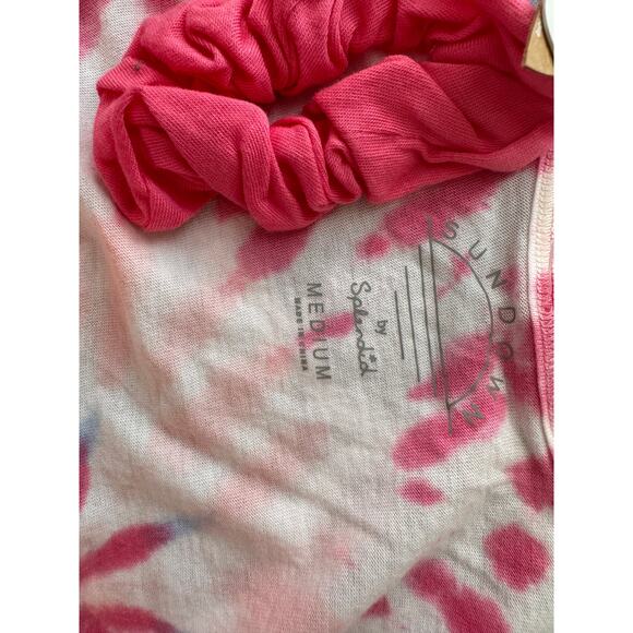 New SPLENDID Women's Sundown Del Ray Tie Dye Tank Top With Scrunchie Size M - Picture 3 of 4